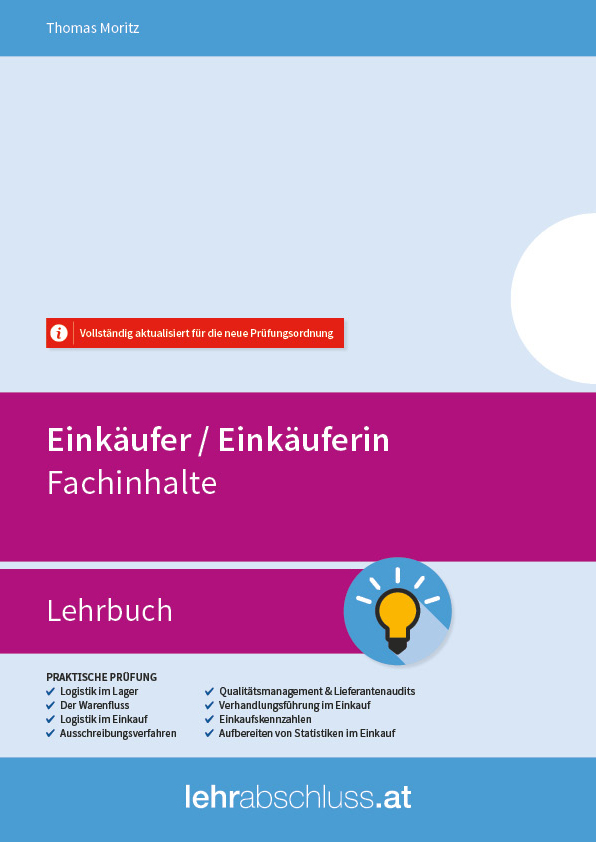 Einkäufer/Einkäuferin - Fachinhalte Lehrbuch